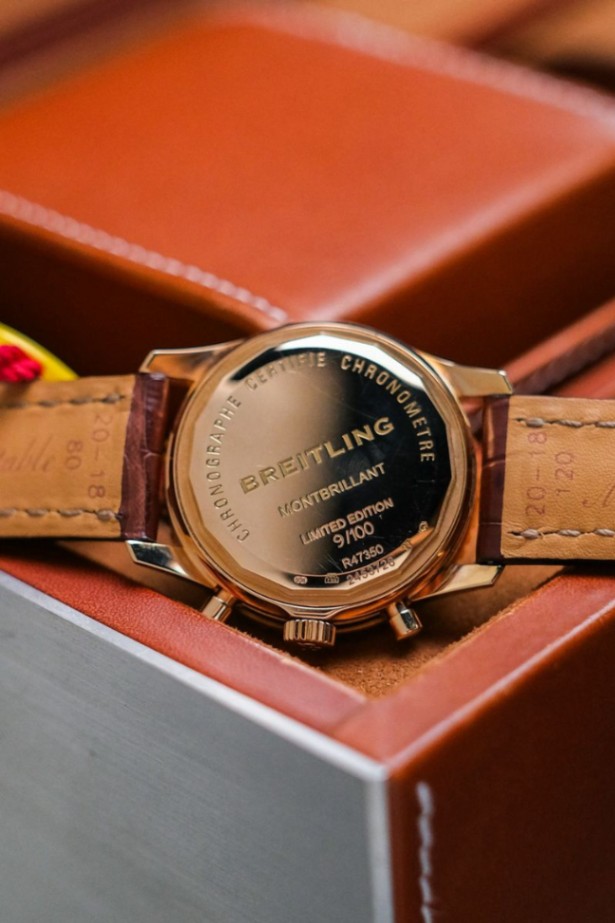 Breitling Montbrillant 40s Chronograph 18K Rose Gold Limited 100 thumbnail 5
