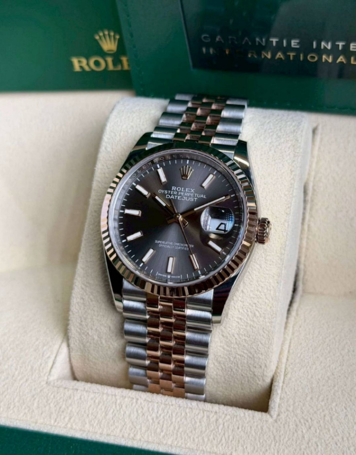 Datejust Slate Dial 2t Rose Gold Jubilee 36mm thumbnail 3