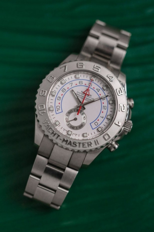 ROLEX YACHT MASTER II Full 18K White Gold  116689 thumbnail 2