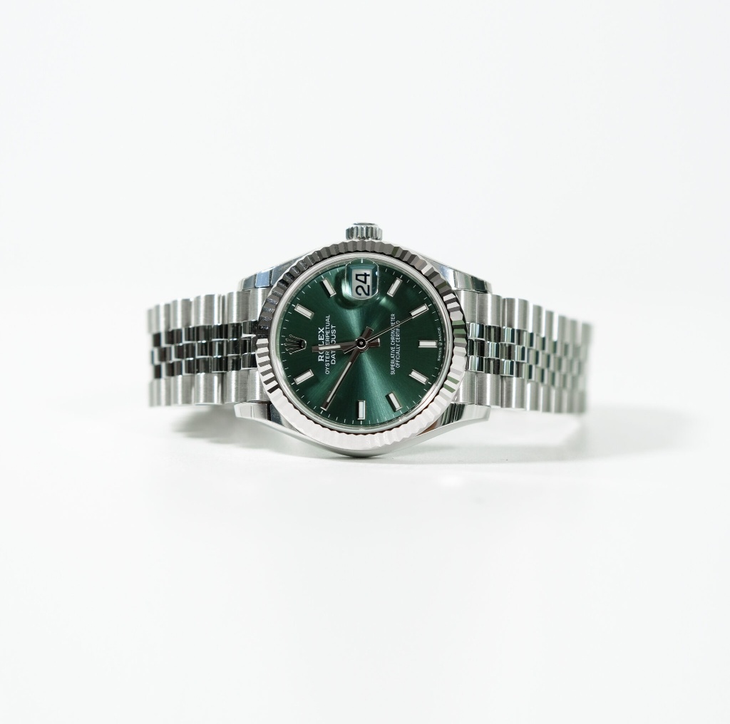 Rolex Datejust 278274 Mint Green Dial White Gold Jubilee 2026 31mm. thumbnail 3