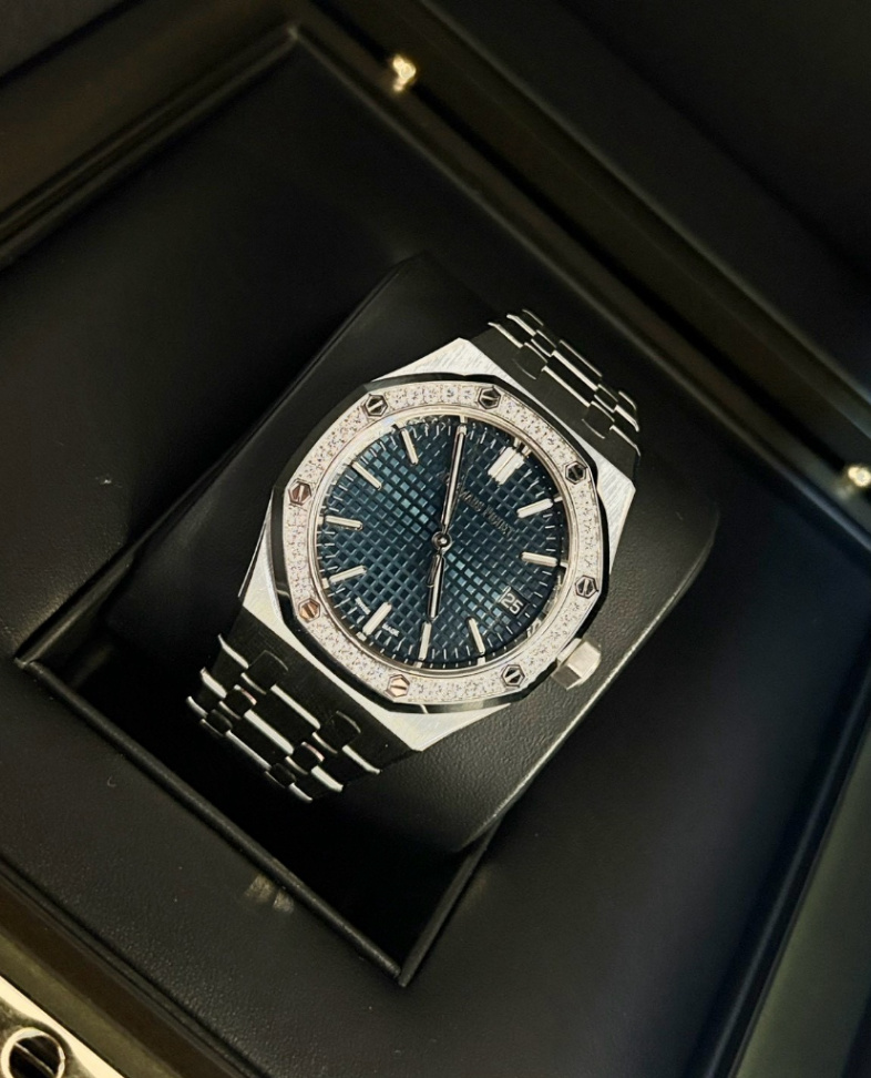 AP Royal Oak 15551ST Blue Dial 37mm - Image 2