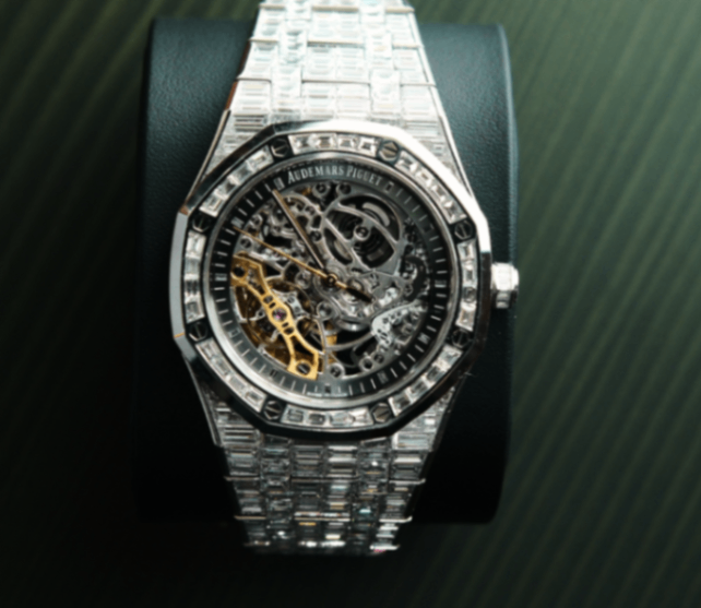 Audemars Piguet Royal Oak 15417BC. Double Balance Wheel Openworked Skeletonized Dial 2020 41mm. - Image 2
