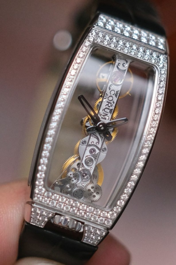 Corum Golden Bridge 18K White Gold Diamond Lady thumbnail 4