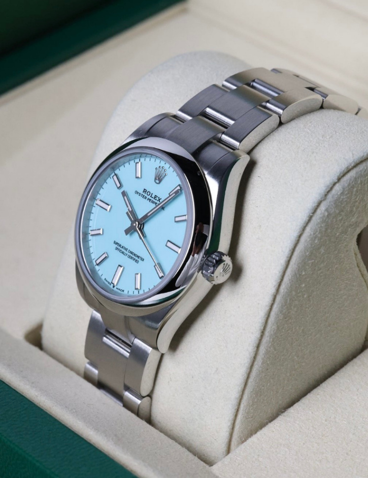 New Oyster Perpetual Tiffany Blue Dial 31mm - Image 3