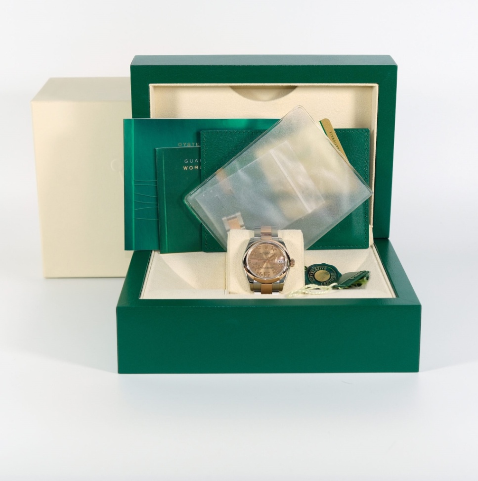 Rolex Datejust 178241 Pink Floral Dial Two-Tone Oyster 2016 31mm. - Image 8