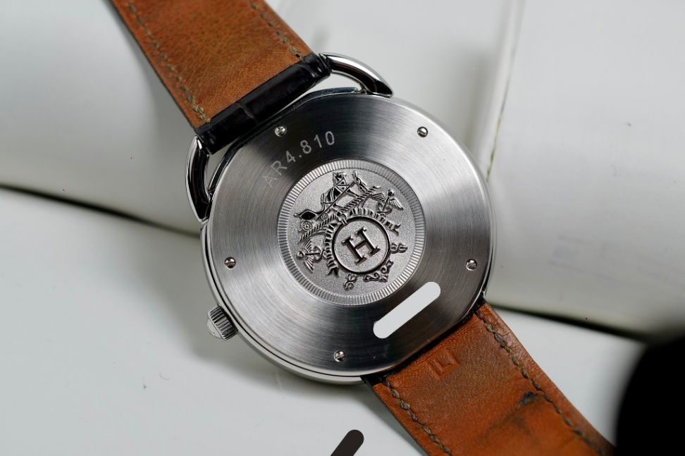 HERMÈS Arceau Le Temps Travelling Time AR10 741 Platinum DLC 41mm - Image 6