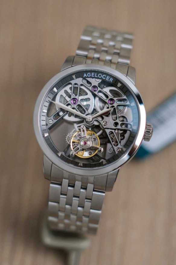 AGELOCER Original Hollow Black Free-Sprung Flying Tourbillon - Image 4