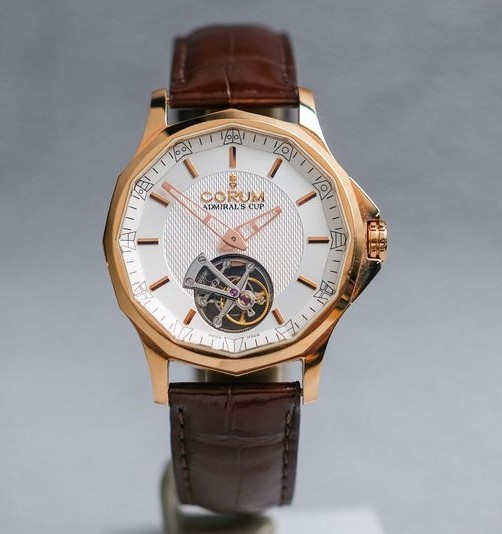 Corum Admirals Cup 18K Rose Gold Flying Tourbillon