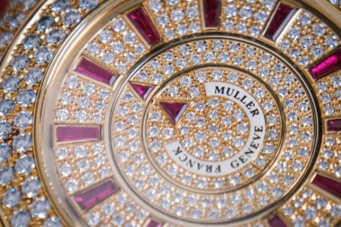 Franck Muller Double Mystery 18K Rose Gold Full Diamond - Image 4