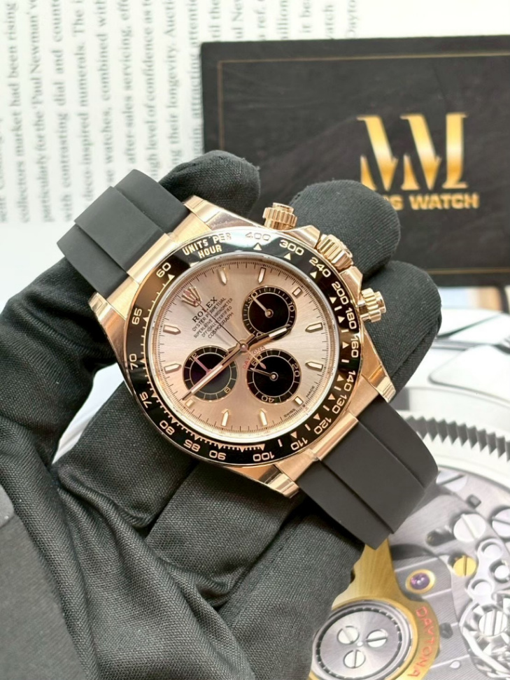 Daytona Sundust Dial Rose Gold Oysterflex 40mm - Image 1