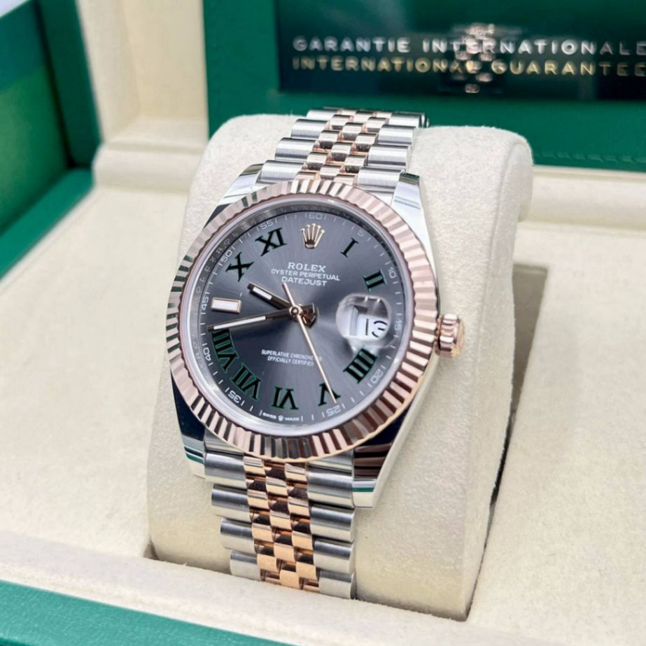 Datejust Wimbledon 2t Rose Gold Jubilee 41mm - Image 3
