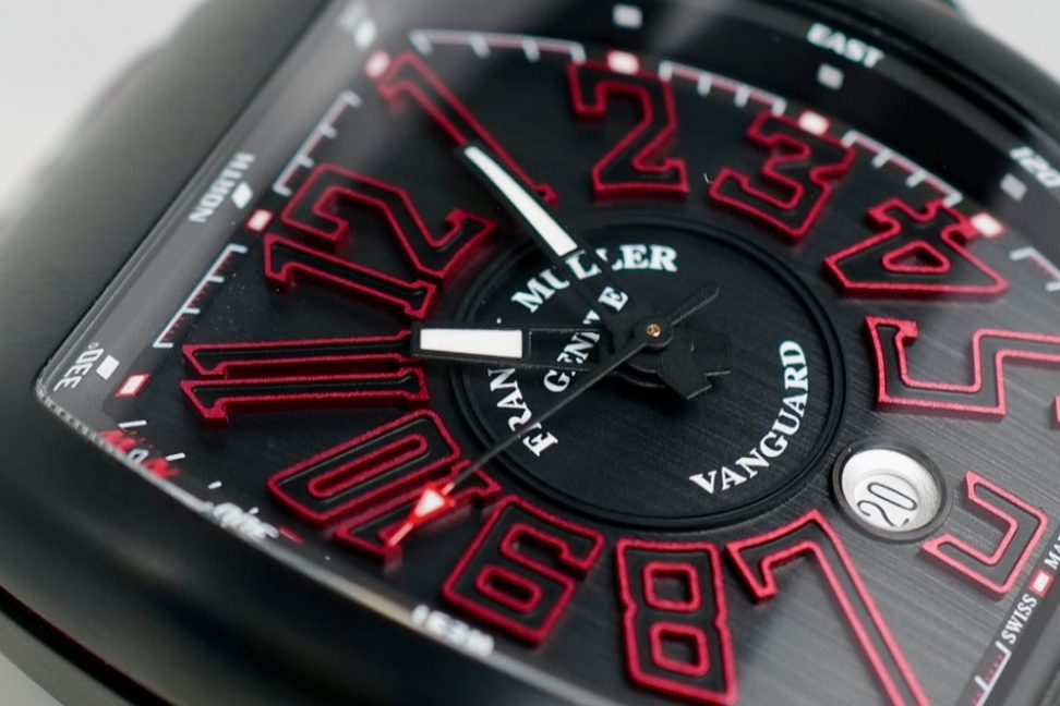 FRANCK MULLER Vanguard V45 Titanium Black Red 45mm - Image 3