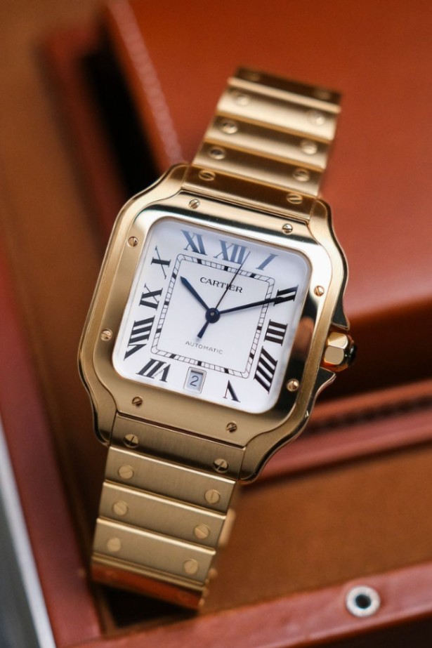Cartier Santos de Cartier Large Full 18K Yellow Gold WGSA0029 thumbnail 5