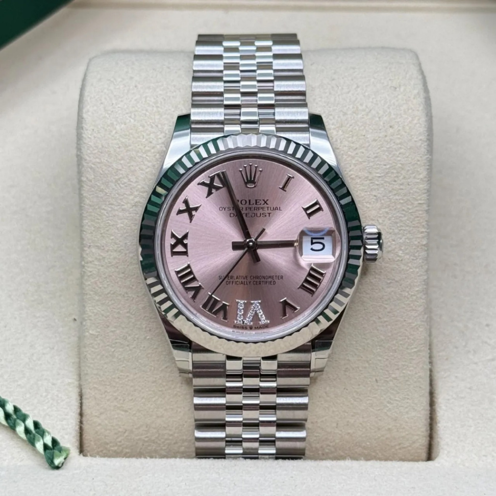 Datejust Pink Roman VI Dial Jubilee 31mm