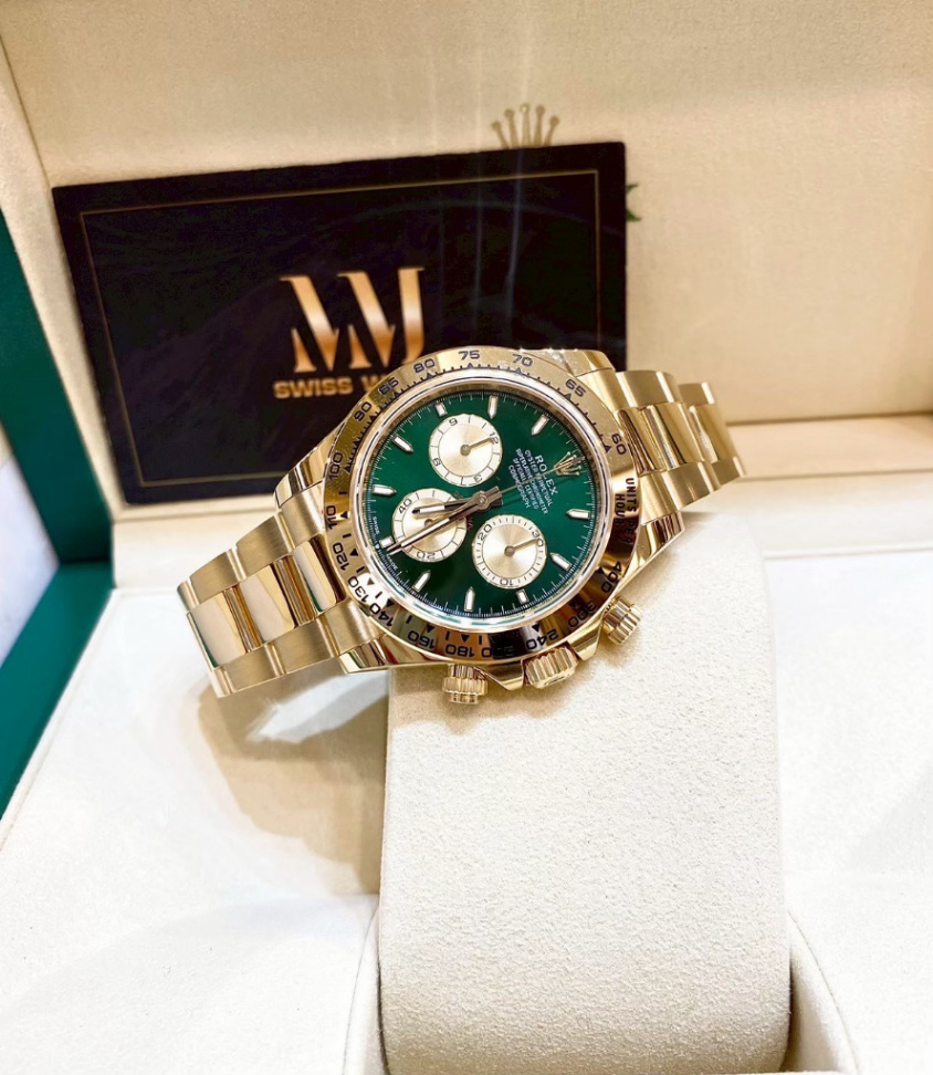 Daytona Green Dial Full Yellow Gold 40mm - Image 2