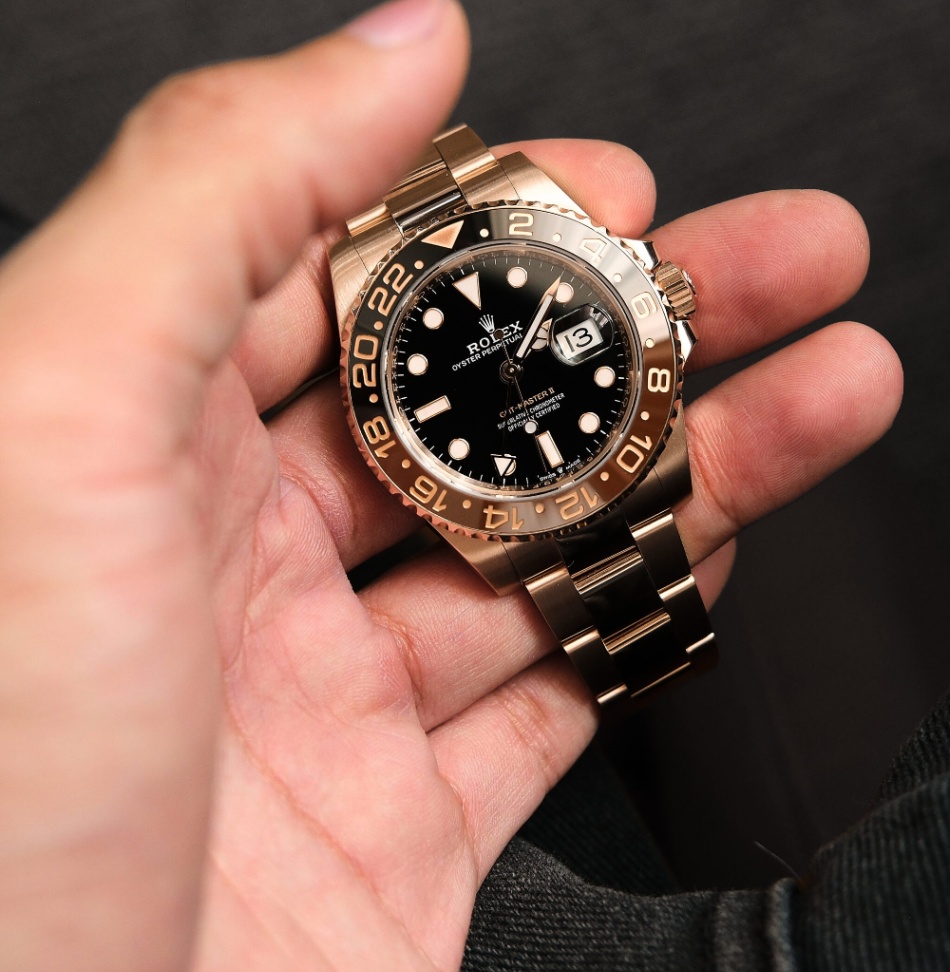 Rolex GMT-Master II 126715CHNR ‘Root Beer’ Black Dial Rose Gold Oyster 2022 - Image 2