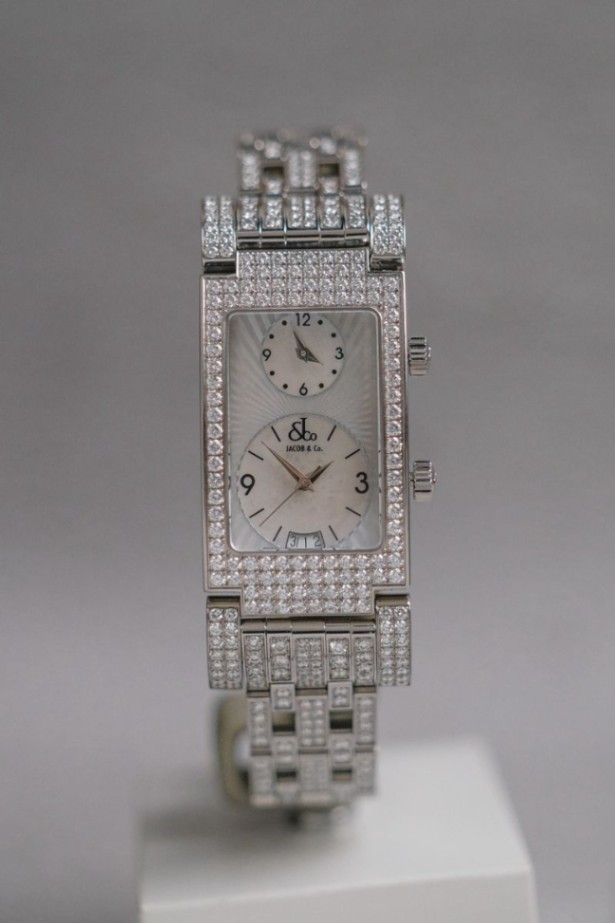 Jacob & Co Angel Dual Time MOP Full Diamond