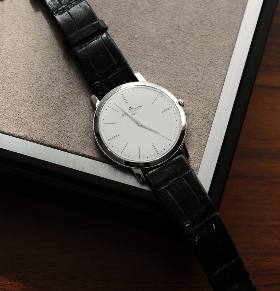 Jaeger-LeCoultre Master Ultra Thin Jubilee Q1296520 White Dial Black Alligator Leather 2014
