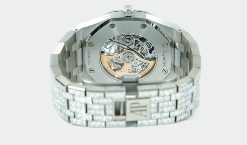 Audemars Piguet Royal Oak 15417BC. Double Balance Wheel Openworked Skeletonized Dial 2020 41mm. - Image 4