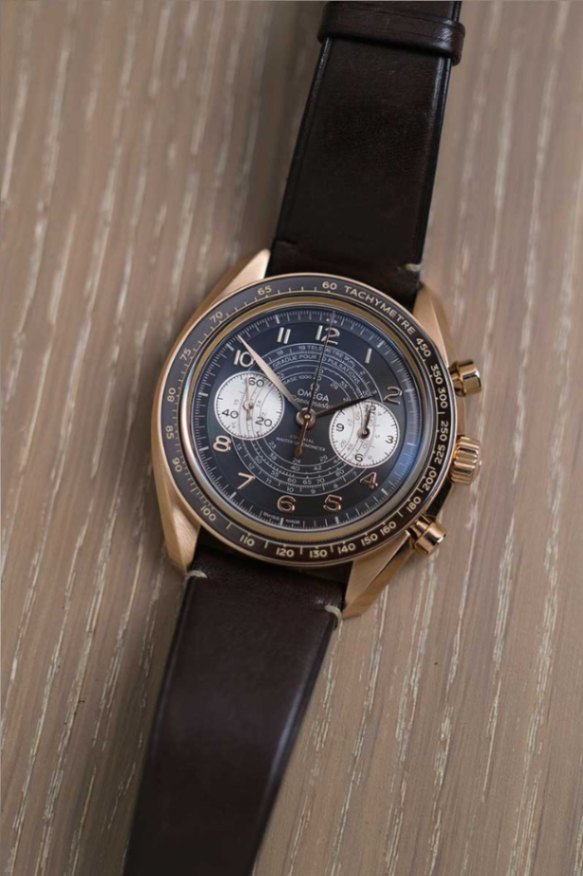 Omega Speedmaster Chronoscope Bronze Gold 43mm 329.92.43.51.10.001 - Image 3