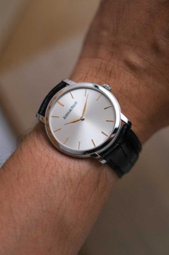 Audemars Piguet Jules Audemars Extra-Thin 18K White Gold 15180OR.OO.A088CR.01 - Image 5