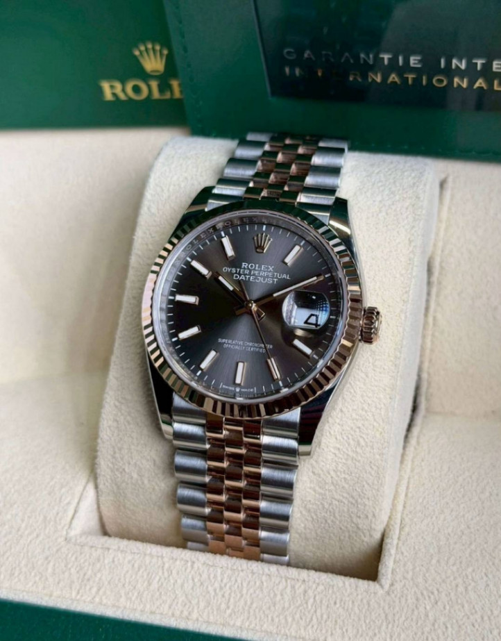 Datejust Slate Dial 2t Rose Gold Jubilee 36mm - Image 3