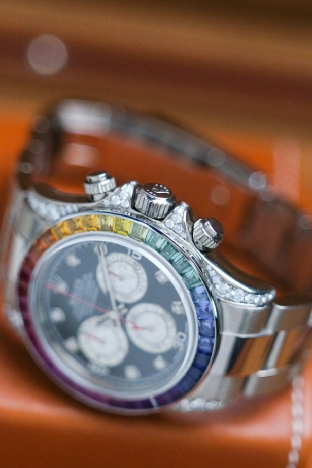 Rolex Daytona Rainbow 18k White Gold - Image 5