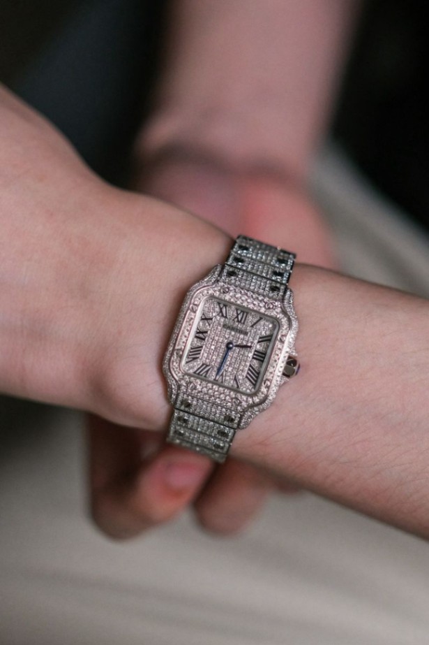 Cartier Santos de Cartier Small Full Diamond Ref. WSSA0082 thumbnail 5
