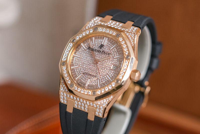 Audemars Piguet Royal Oak 18K Rose Gold Diamond 15300OR - Image 3