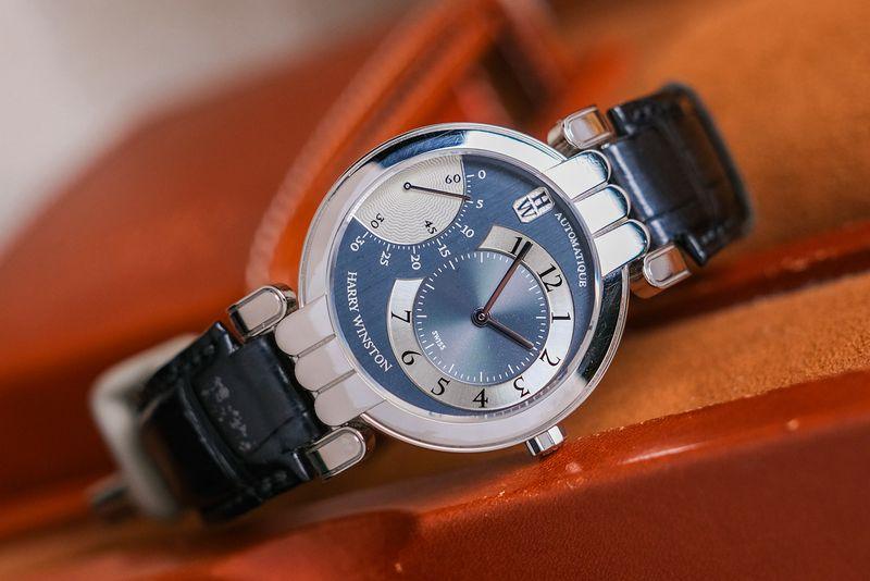 Harry Winston Premier Excenter Retrograde Seconds 18K White Gold - Image 5
