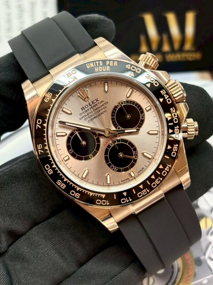 Daytona Sundust Dial Rose Gold Oysterflex 40mm - Image 2