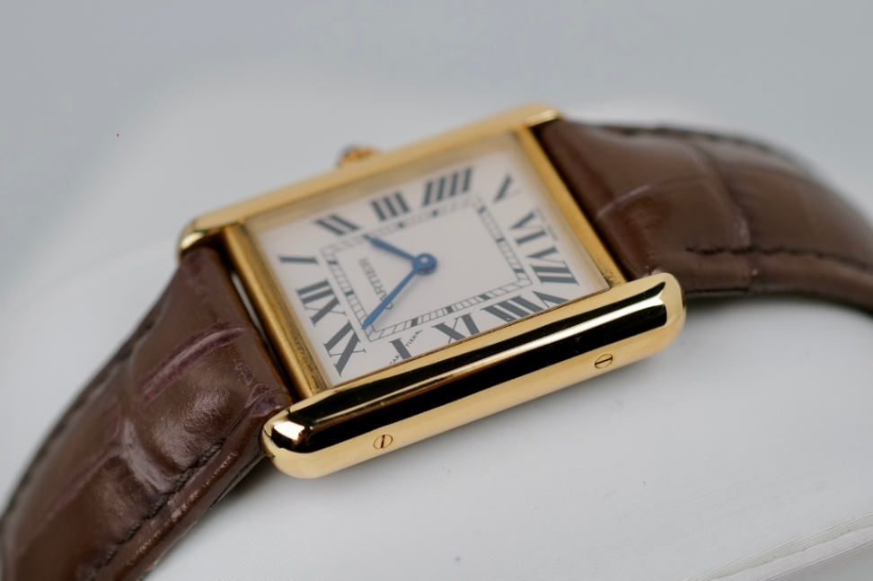Cartier Tank Solo Gold Small Size 3168 - Image 5