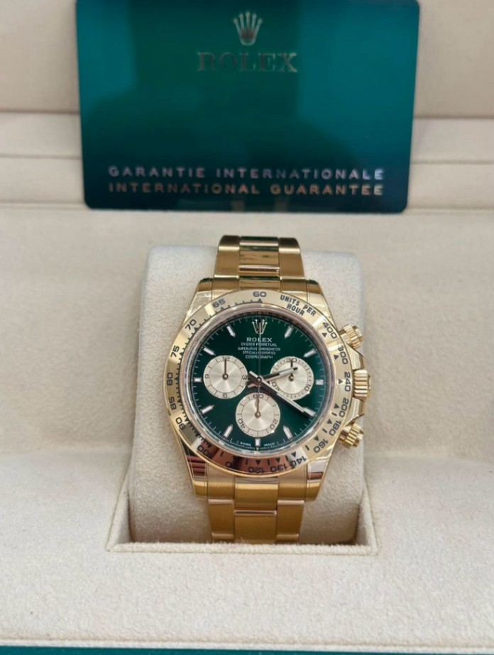 ROLEX COSMOGRAPH DAYTONA BRIGHT GREEN & GOLDEN thumbnail 1