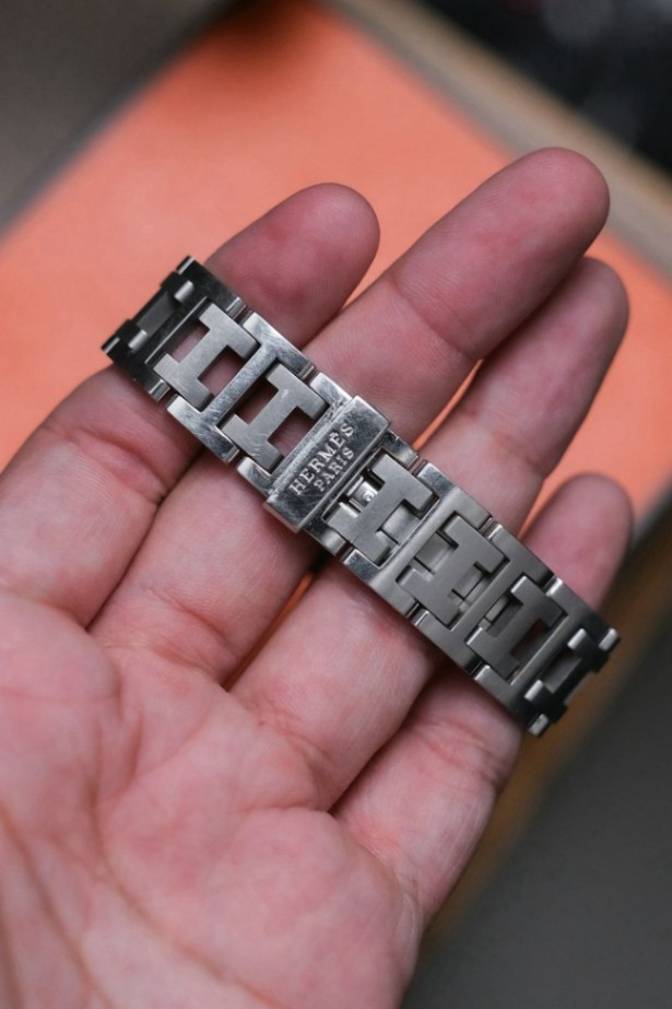 Hermès Clipper Chronograph Orange Dial thumbnail 4
