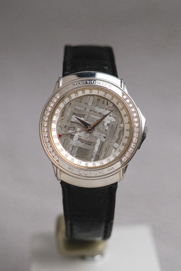 CORUM Meteorite Dial Platinum Diamond