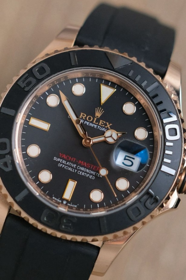 Rolex Yacht-Master 40 Everose Gold Oysterflex Ref. 126655 thumbnail 4