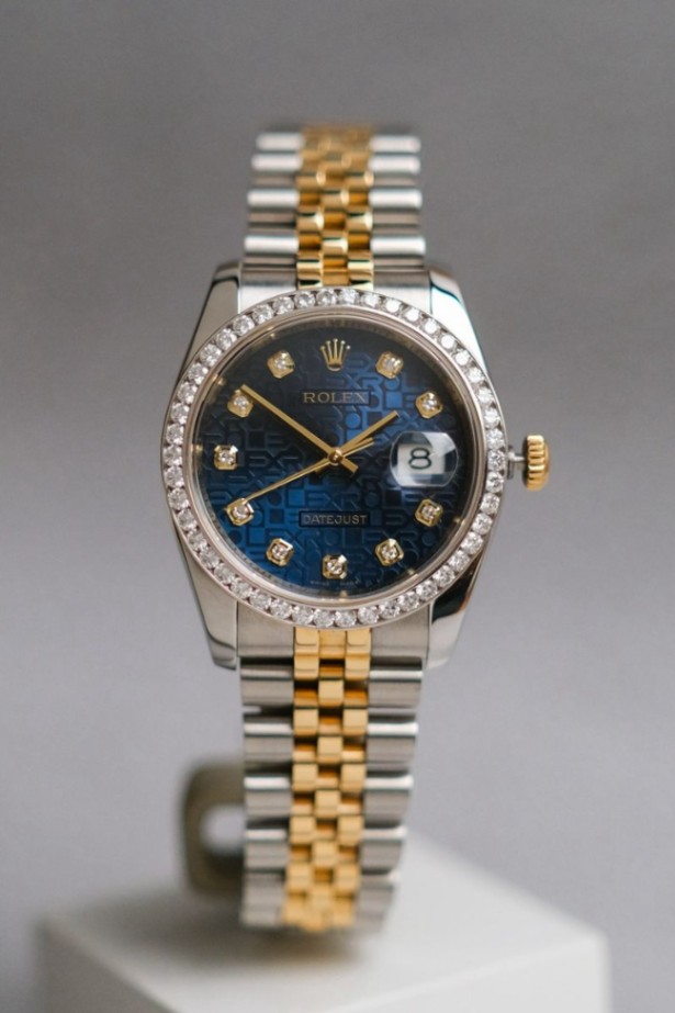 Rolex Datejust 2 Tone Blue Company Dial Ref. 116233BLJDJ thumbnail 1