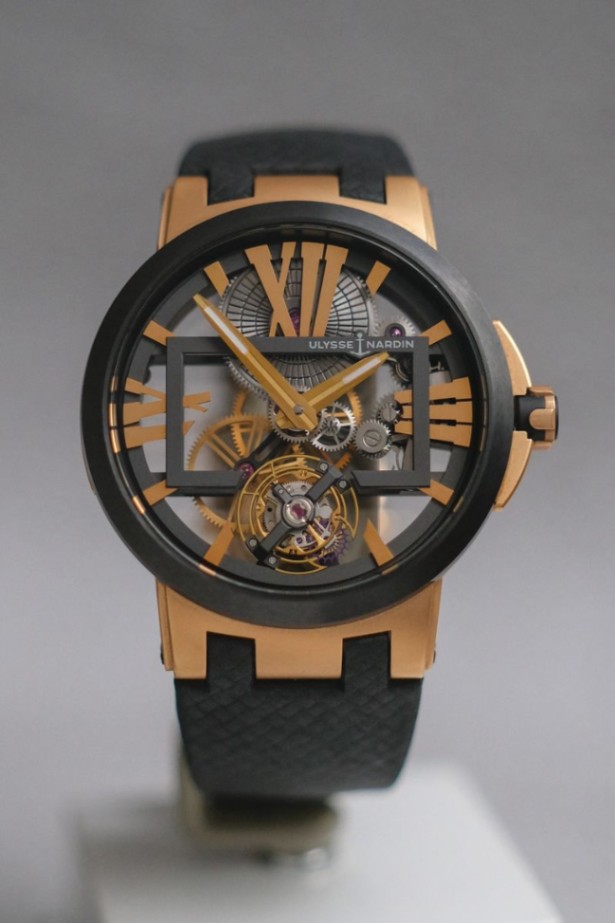 ULYSSE NARDIN EXECUTIVE SKELETON TOURBILLON 18K Rose Gold