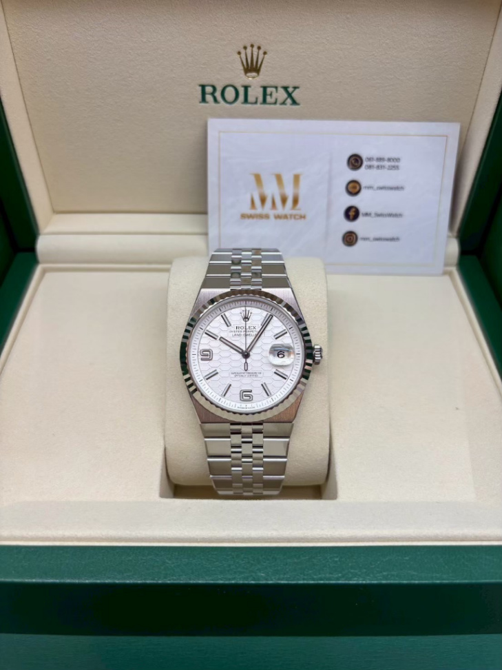 Land Dweller White Dial Flat Jubilee 40mm