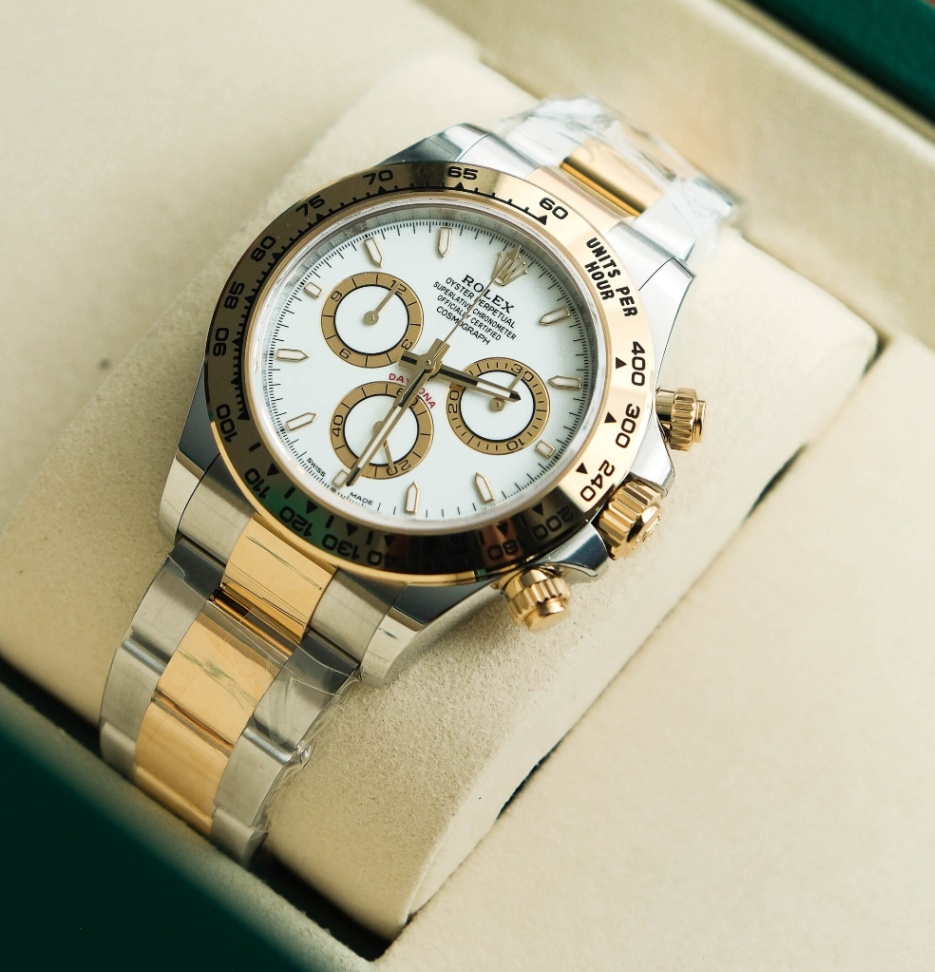 Rolex New Daytona 126503 White Dial Yellow Gold Two-Tone Oyster 2026 - Image 5