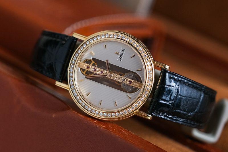 Corum Golden Bridge 18K Gold Diamond thumbnail 5