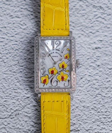 Franck Muller Long Island 18K White Gold MOP Diamonds Limited