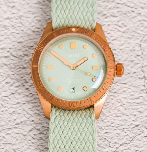 ORIS Divers Sixty-Five Cotton Candy Wild Green