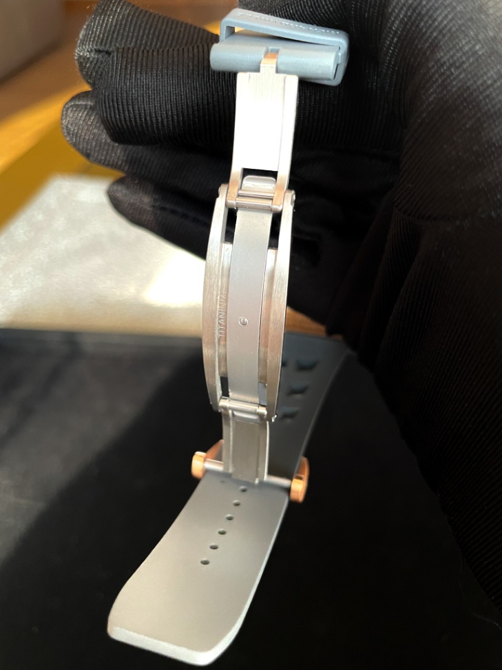Richard Mille RM11-01 Rose Gold Flyback Skeleton Dial Chronograph Roberto Mancini 2019 50mm. thumbnail 5