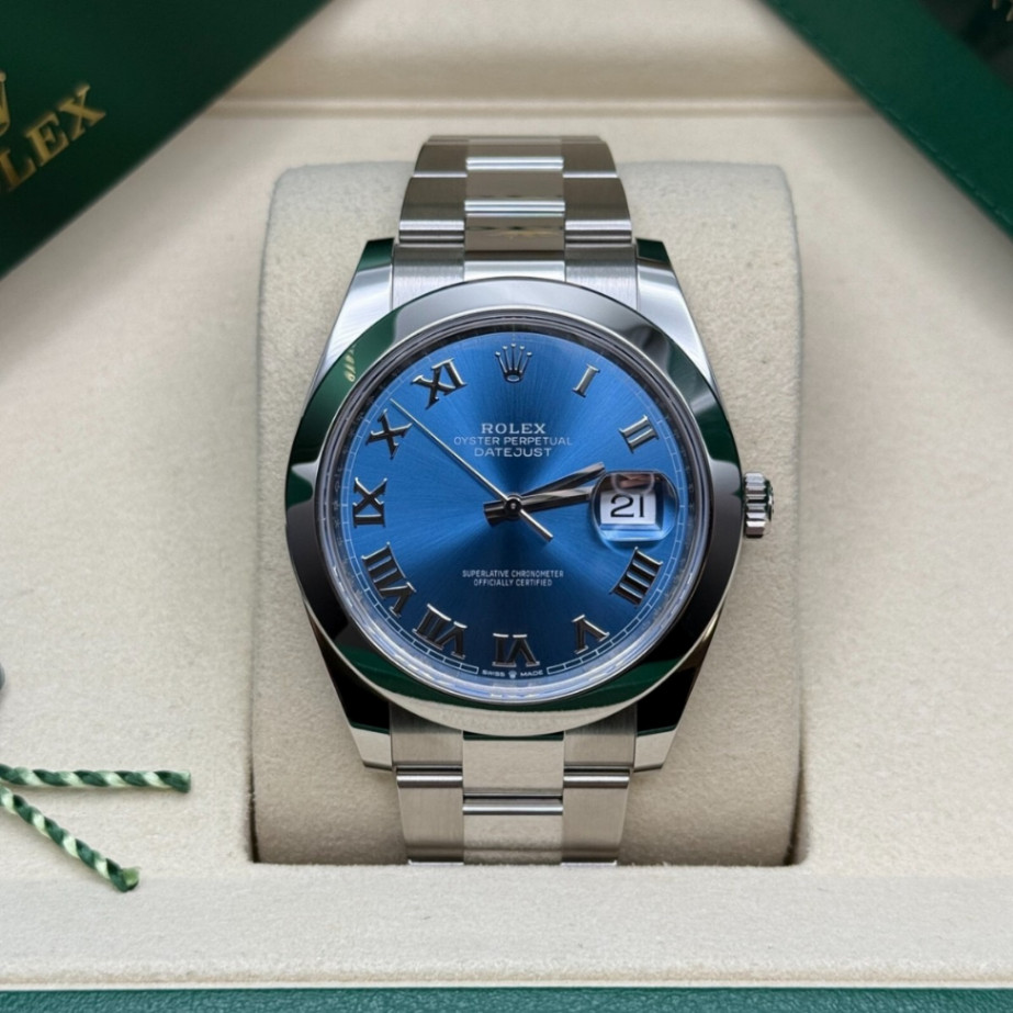 Datejust Blue Roman Dial Oyster 41mm