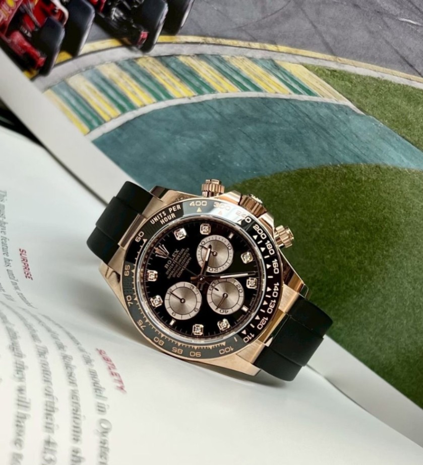 Rolex Daytona Black Diamond Oysterflex 40mm