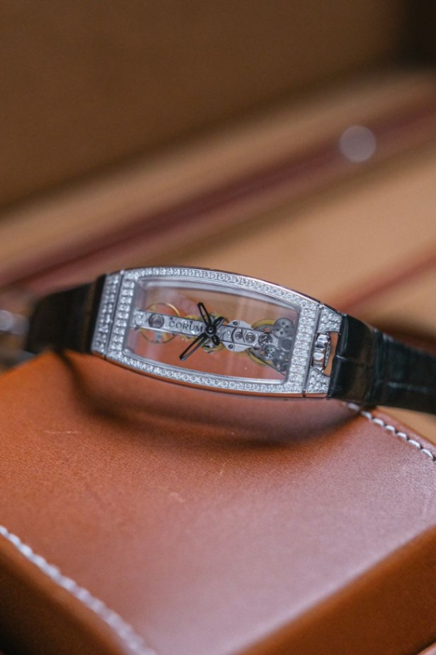 Corum Golden Bridge 18K White Gold Diamond Lady thumbnail 3