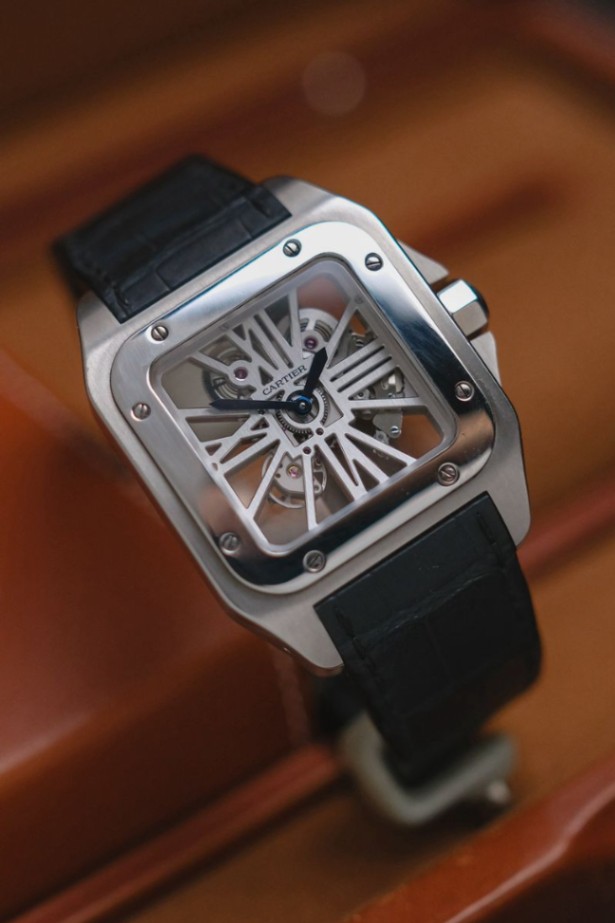 Cartier Santos 100 XL Skeleton Palladium W2020018 thumbnail 4
