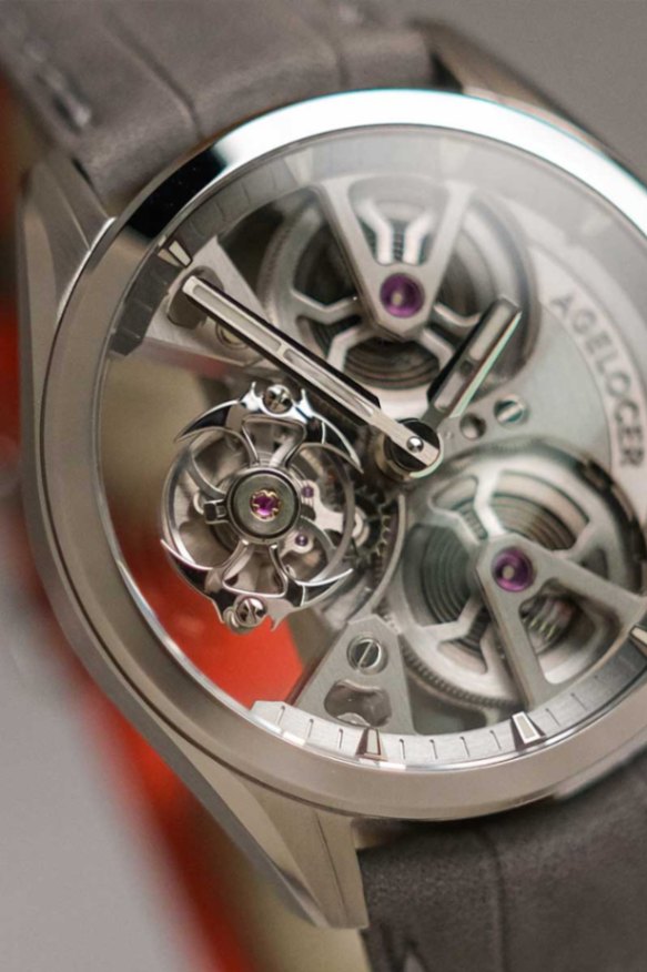 AGELOCER Free-Sprung Balance Manta Flying Tourbillon 9301A7 - Image 3