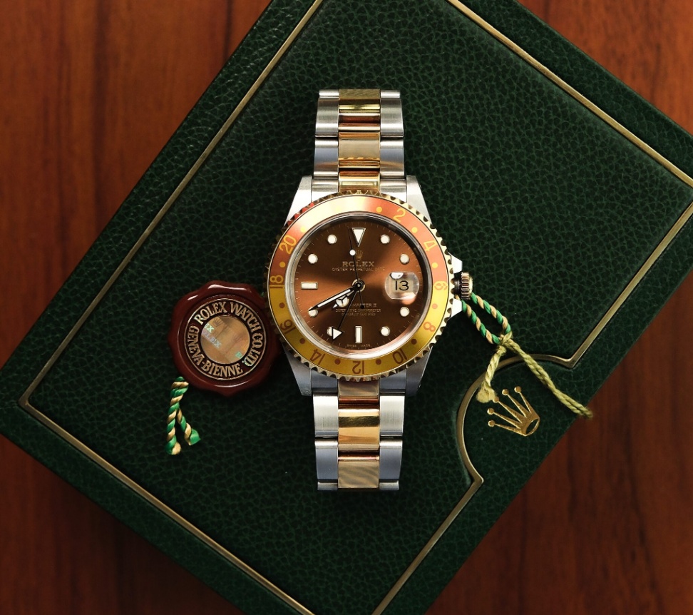 Rolex GMT-Master II 16713 ‘Root Beer’ Bronze dial Two-Tone Oyster 2000 40mm. - Image 5